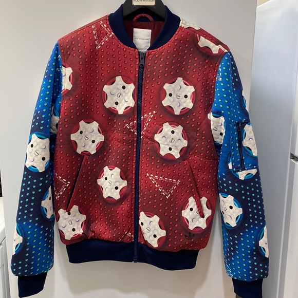 RARE! **NWOT **Mary Katrantzou x adidas Sporty Bomber Jacket For Women - Picture 3 of 15